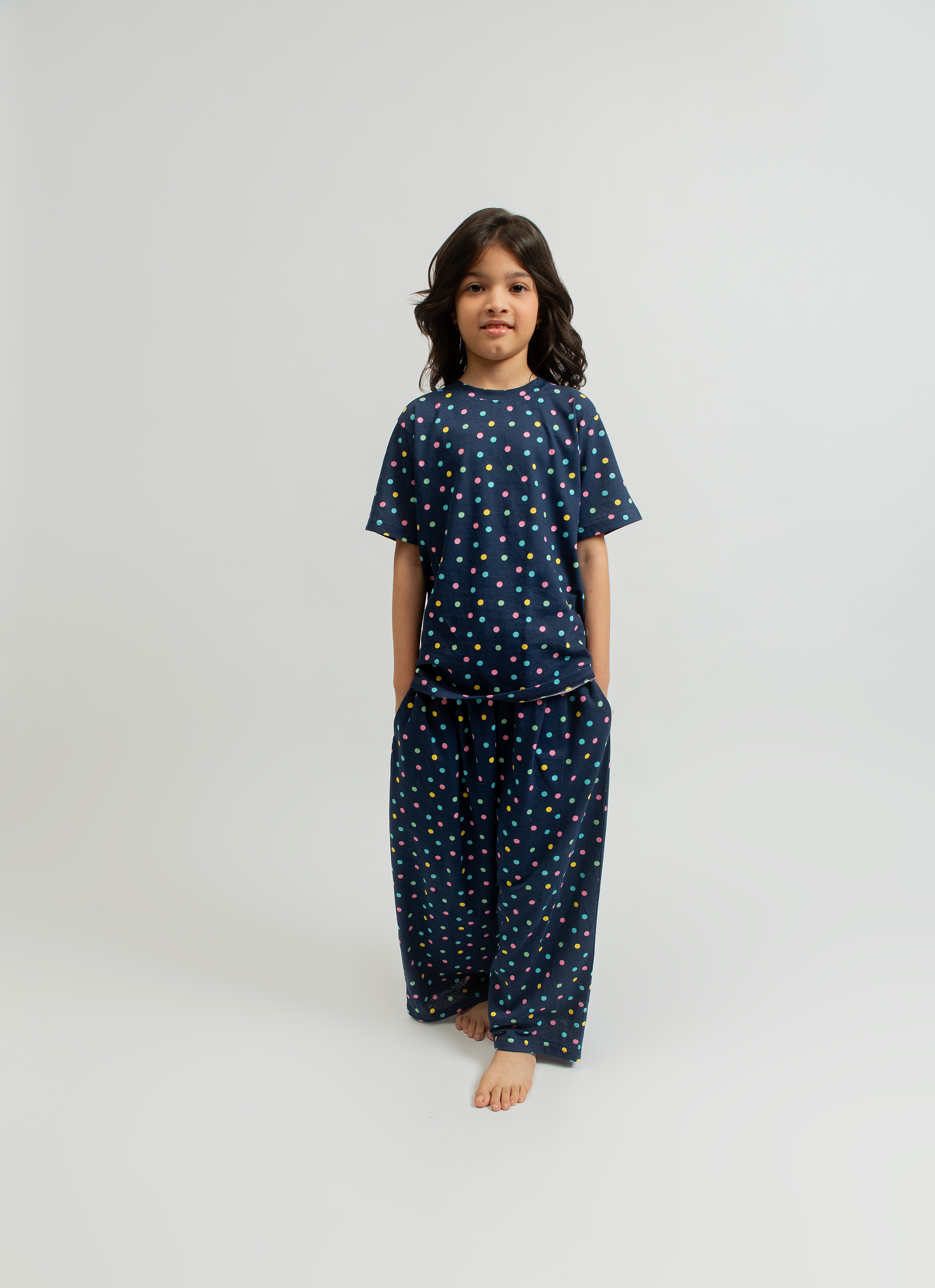 Kids PJ Set - Midnight Confetti